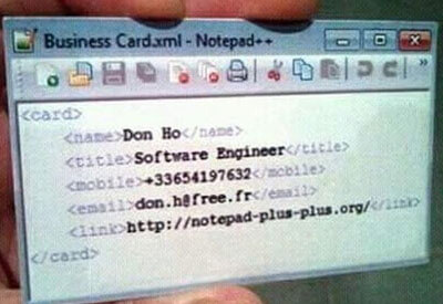 developer-business-card