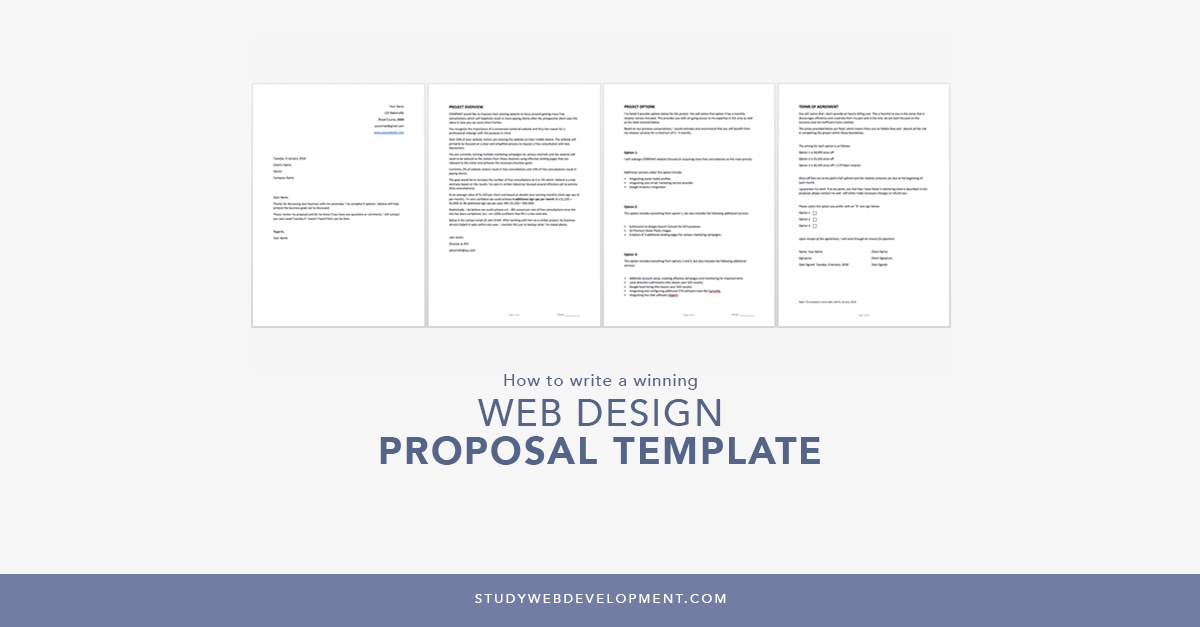 Website Design Proposal Templates 8 Free Printable Pdf Amp Word Formats 