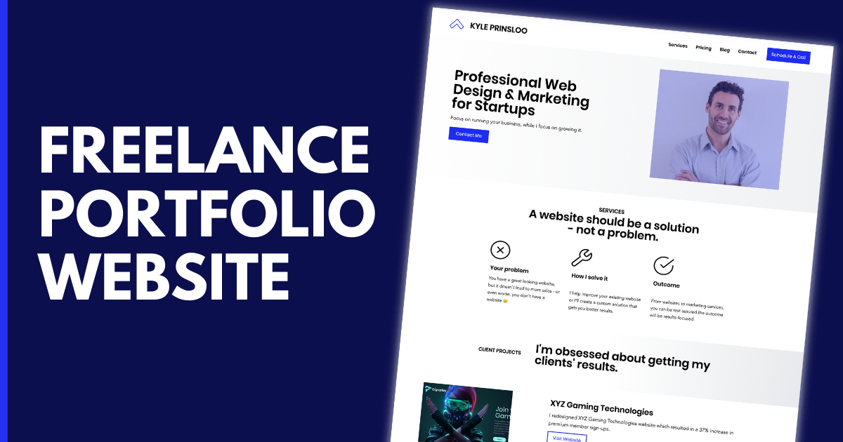 How To Create A Freelance Web Designer Portfolio Website